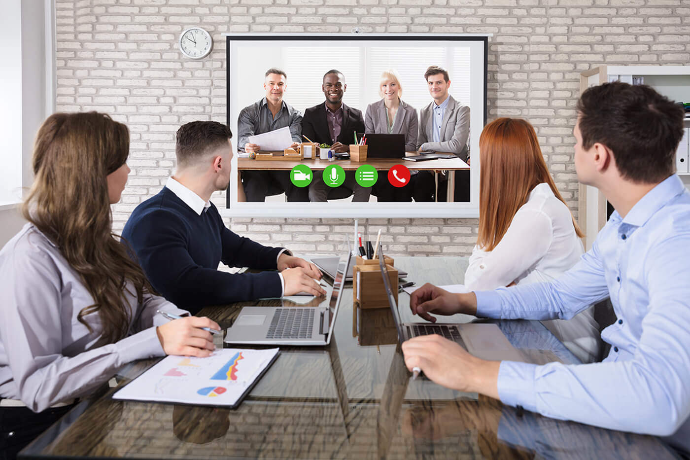 virtual video conferencing