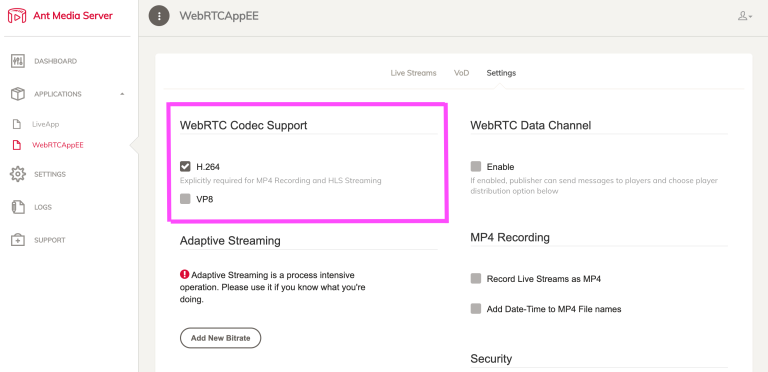 Webrtc vp8 codec что это