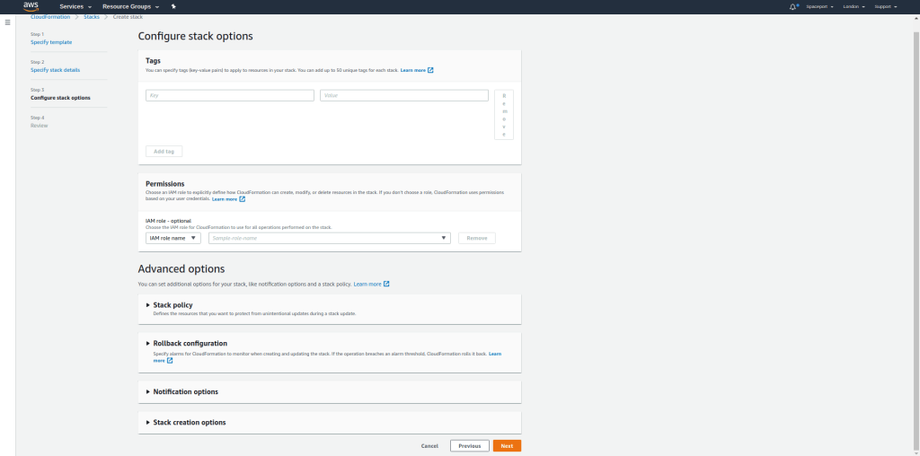 aws cloud formation