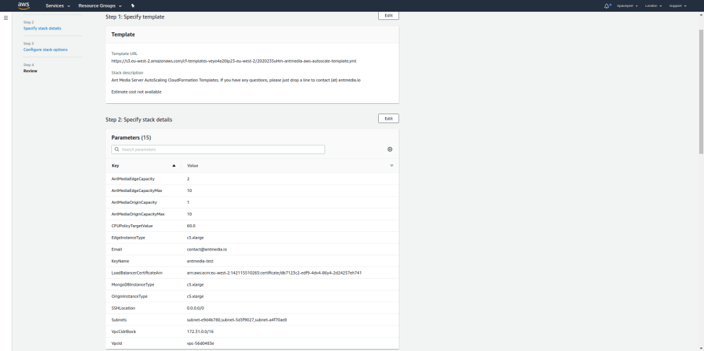 AntMedia CloudFormation 6