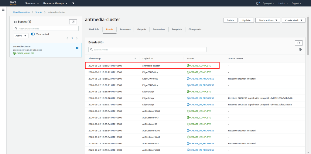 aws ant media cluster