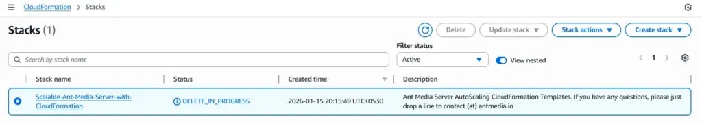 delete cluster