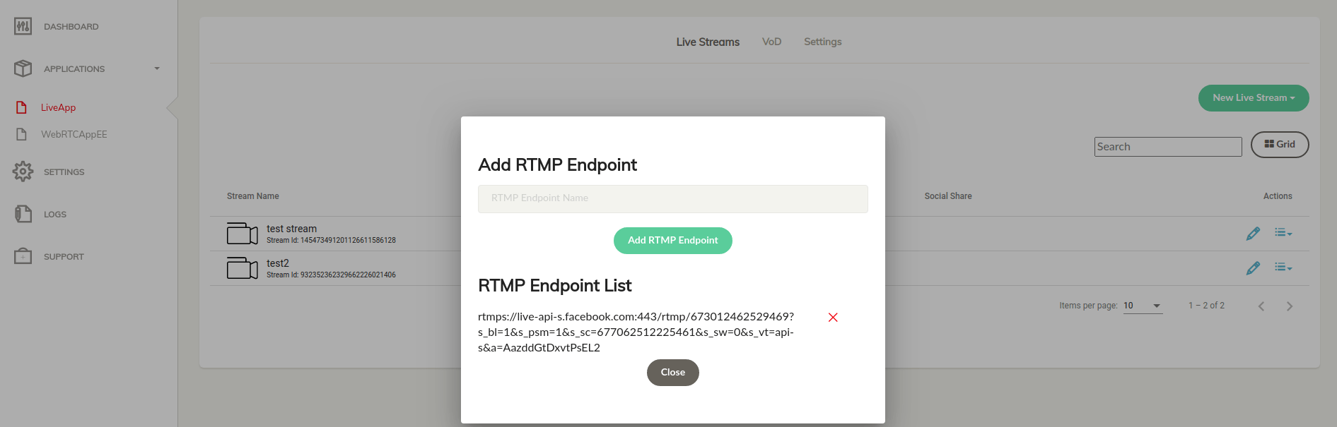 ant-media-dashboard-add-facebook-rtmp-endpoint