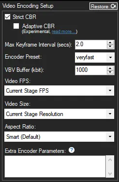X264 Preset Config