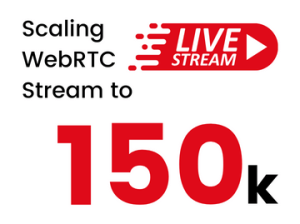 Scaling WebRTC Stream to 150k with Ant Media Server guide