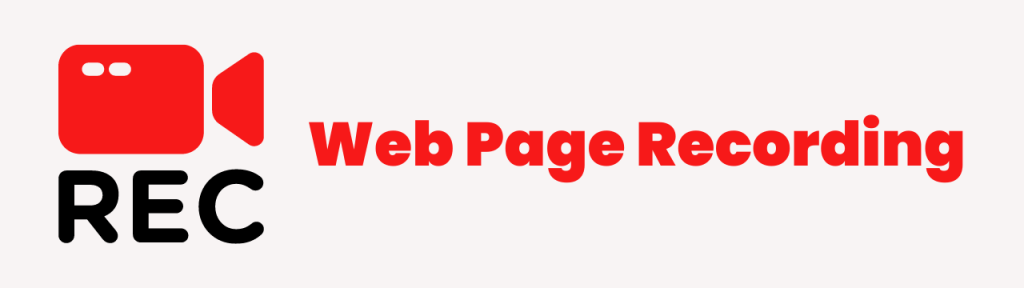 Web Page Recording Plugin