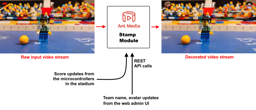 Stamp video processing