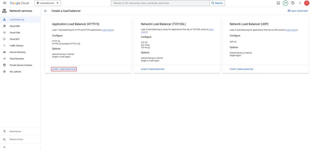 gcp load balancer