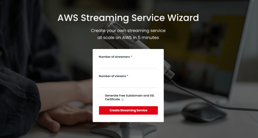 AWS Streaming Wizard by Ant Media Server
