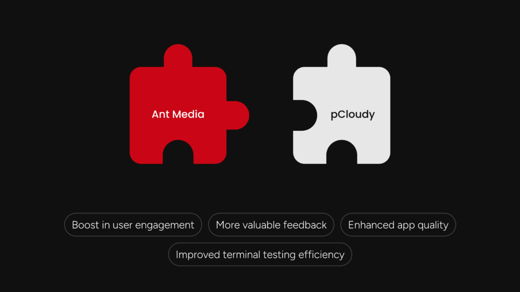 pCloudy outcomes from success story with Ant Media Server