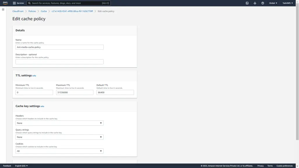 edit cache policy