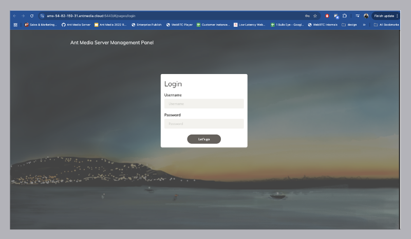 enter to log in