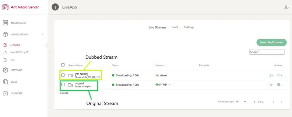 original dubbed stream
