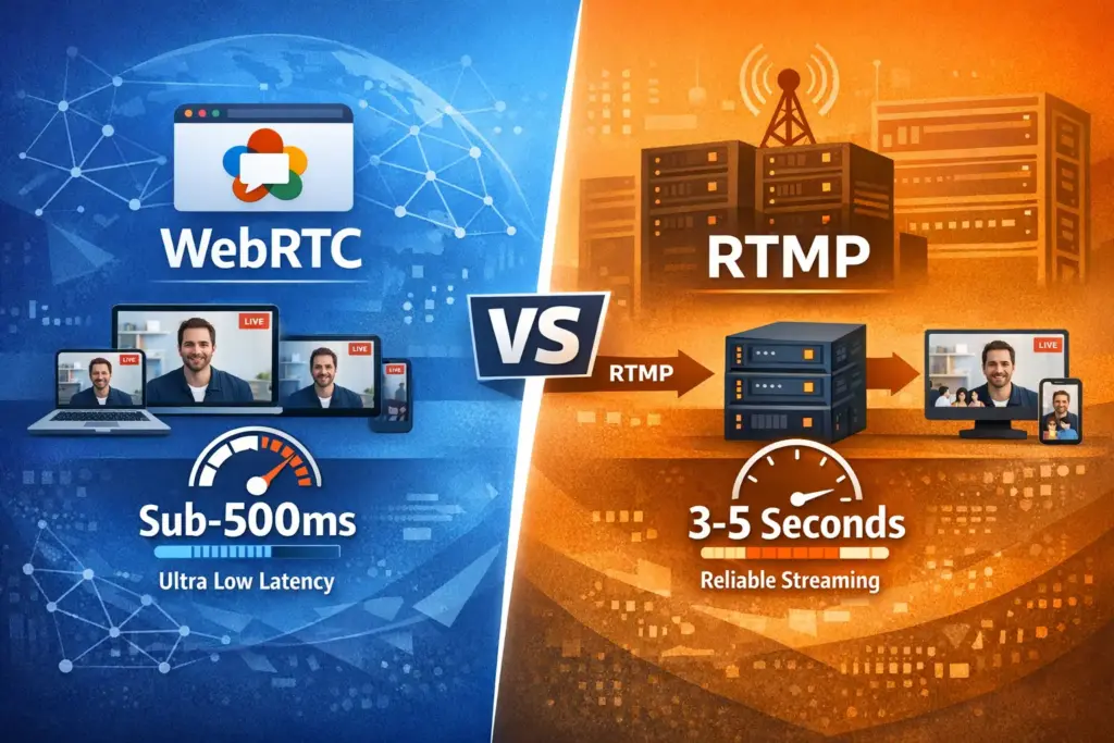 WebRTC vs RTMP