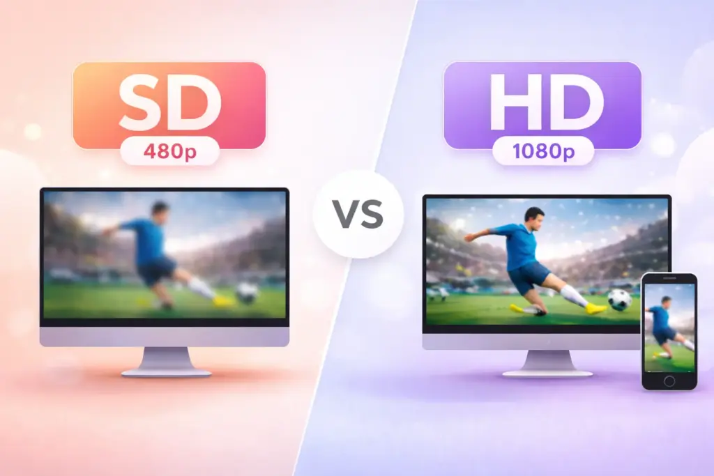 HD vs SD Streaming