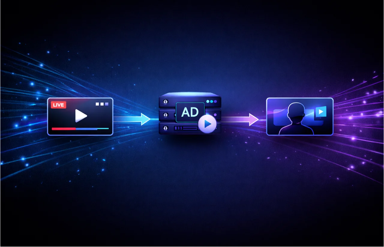 Scotty dashboard showing SSAI and SGAI ad insertion controls