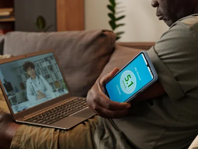 Real-time healthcare video chat between doctor and patient