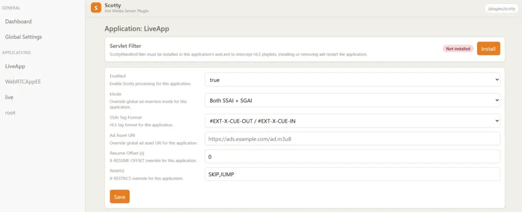 Enabling Application