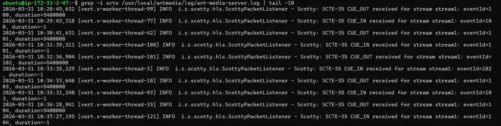 SCTE-35 Verification