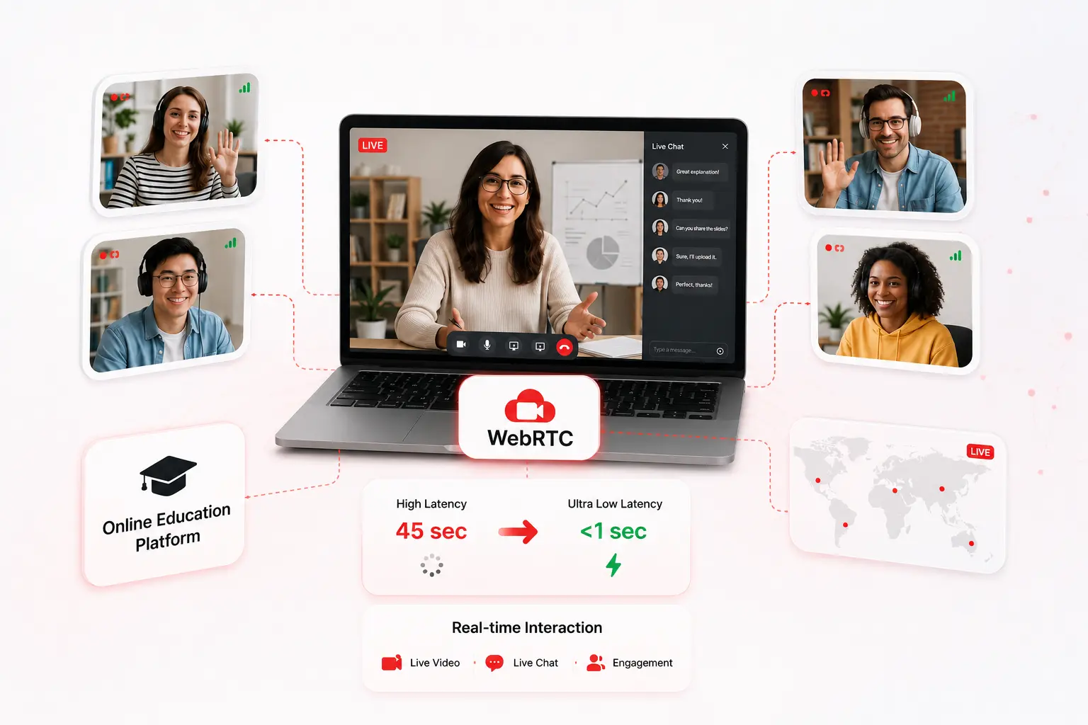 Real-time streaming