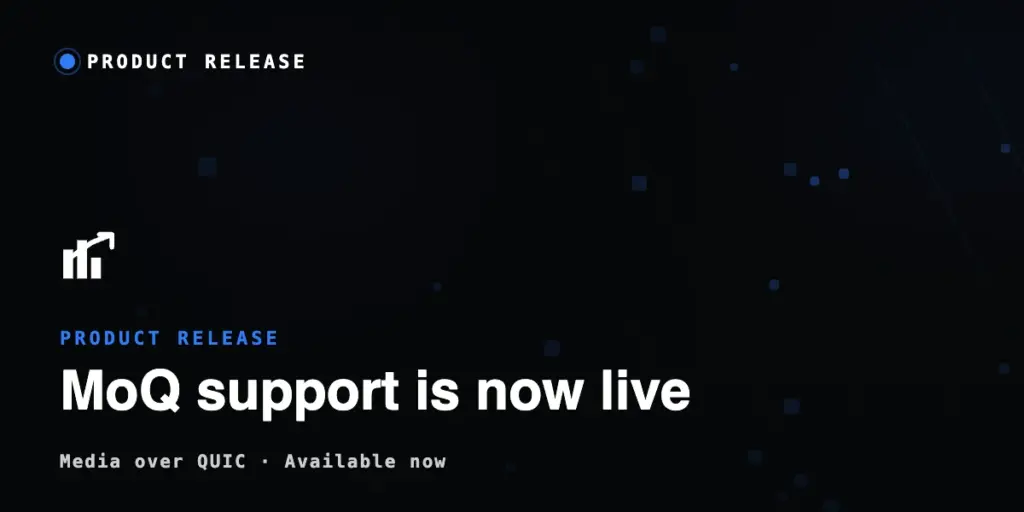 MoQ Support Is Now Available in Ant Media Server